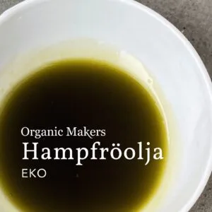 Ekologisk hampfröolja