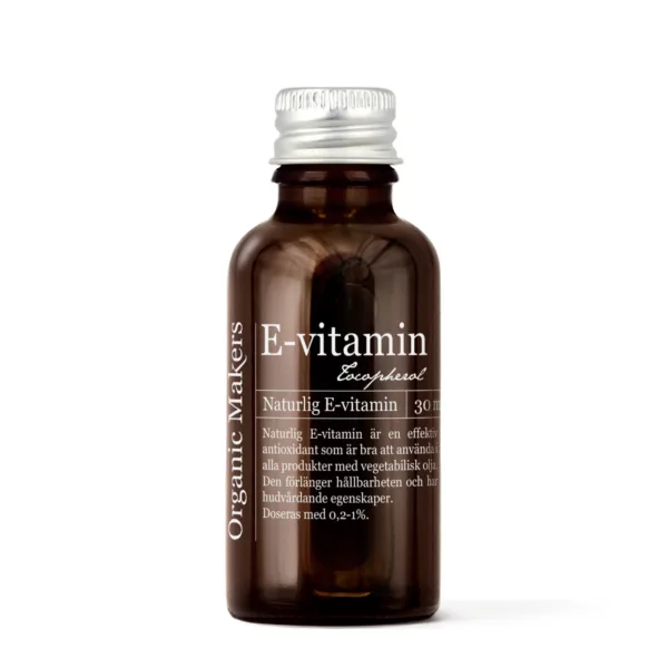 Naturlig e-vitamin för hudvård