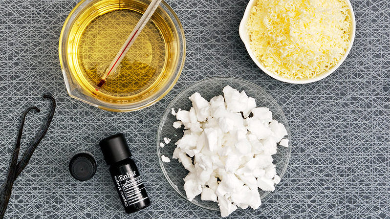 Ingredienser till DIY salva