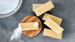 Shampotvålar med lödder