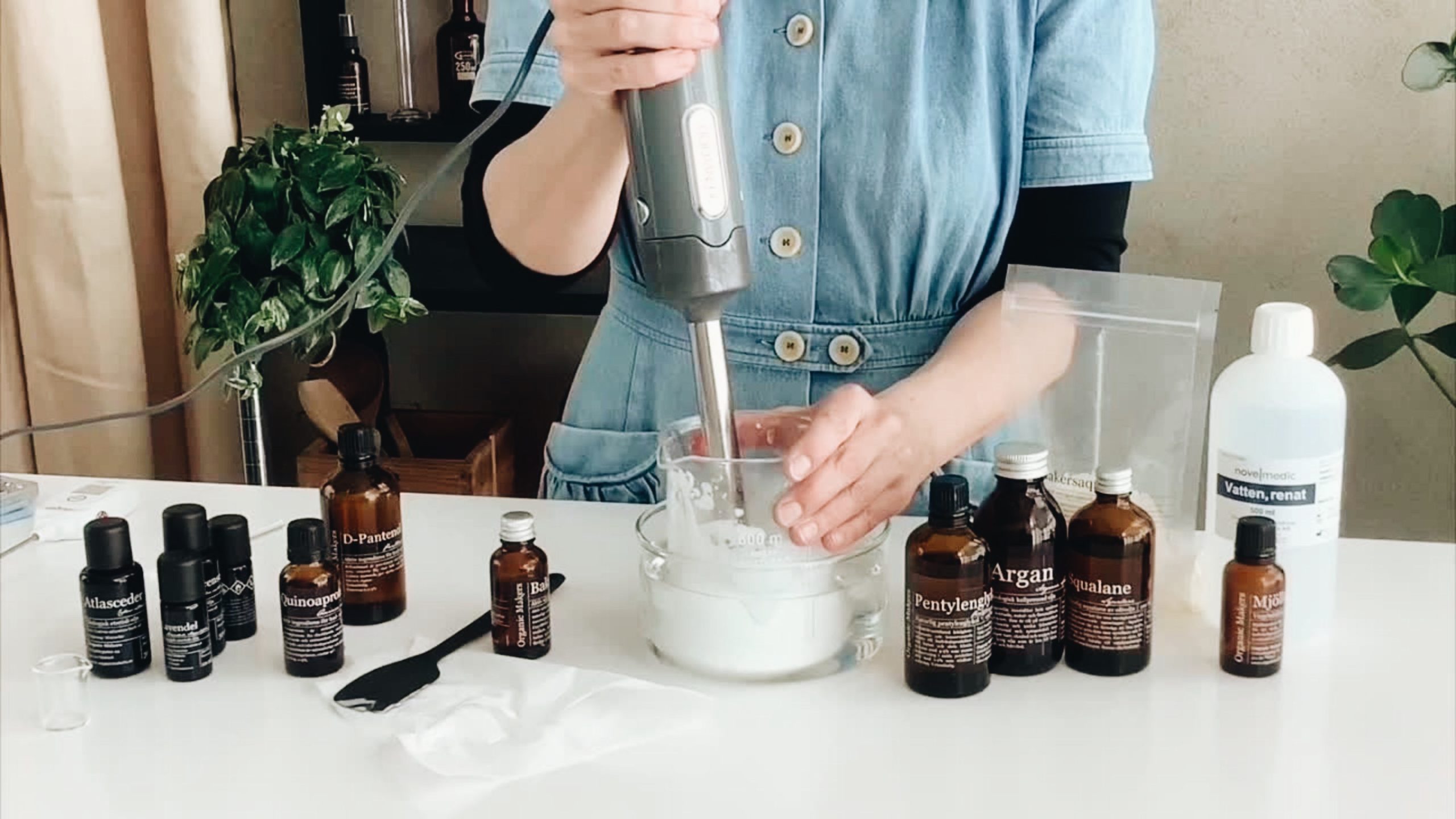 DIY video – ansiktscreme med quinoa & bakuchiol