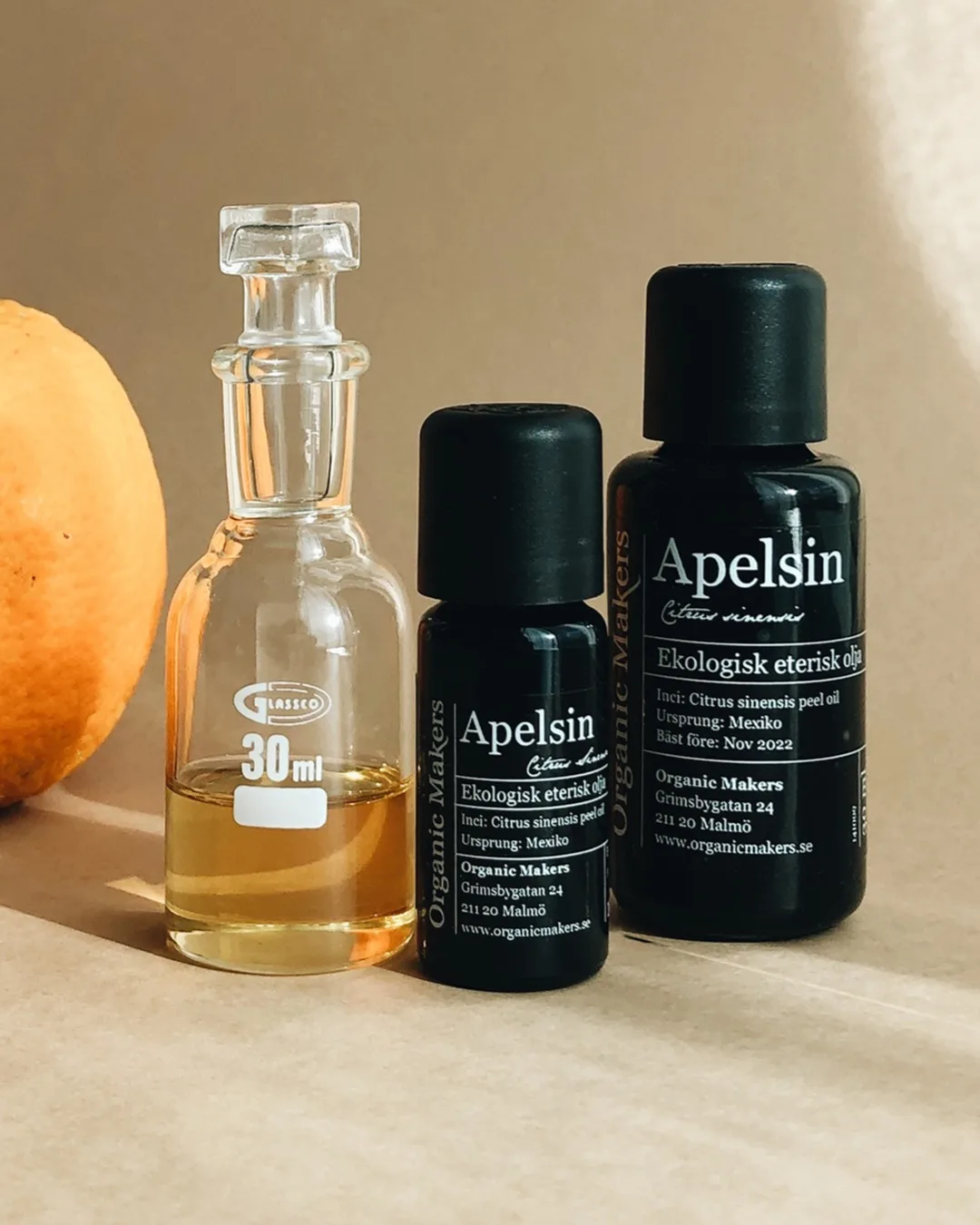 Apelsin eterisk olja Eko - organicmakers.se