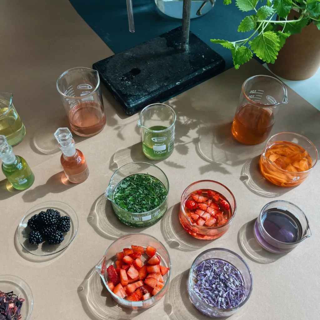Glyceriter - glycerinutdrag av olika örter, blommor & bär.
