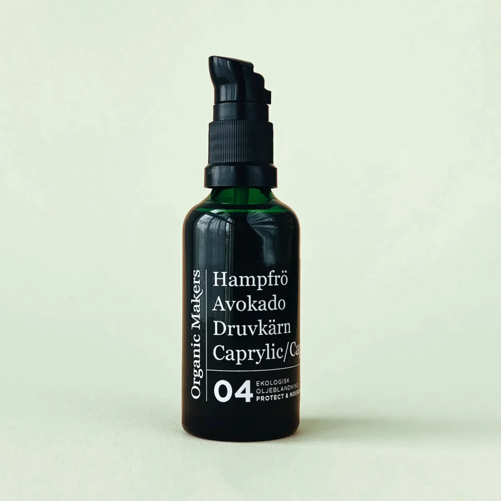 Ekologisk ansiktsolja Hampfrö Avokado Druvkärna - Protect & Nourish - Organic Makers