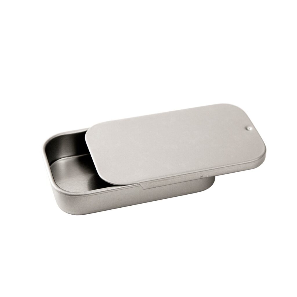Aluminiumdosa 20 ml med skjutlock