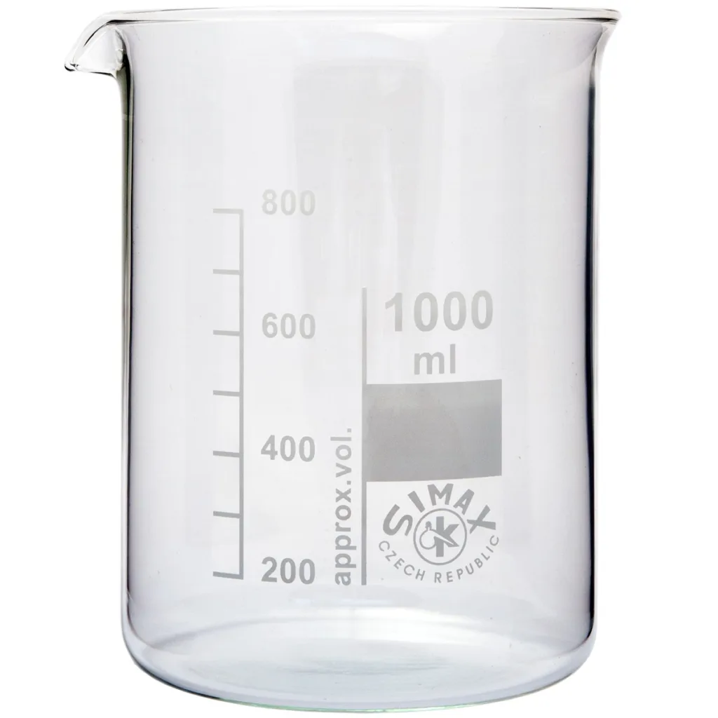 Glasbägare 1000 ml