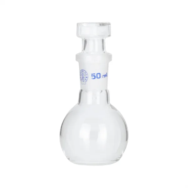 Rund flaska 50 ml med glaspropp