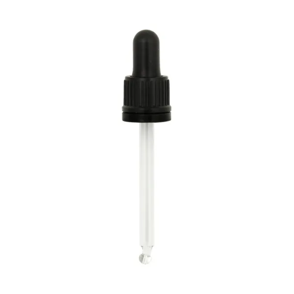 Glaspipett svart 30 ml