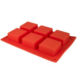 Tvålform silikon röd