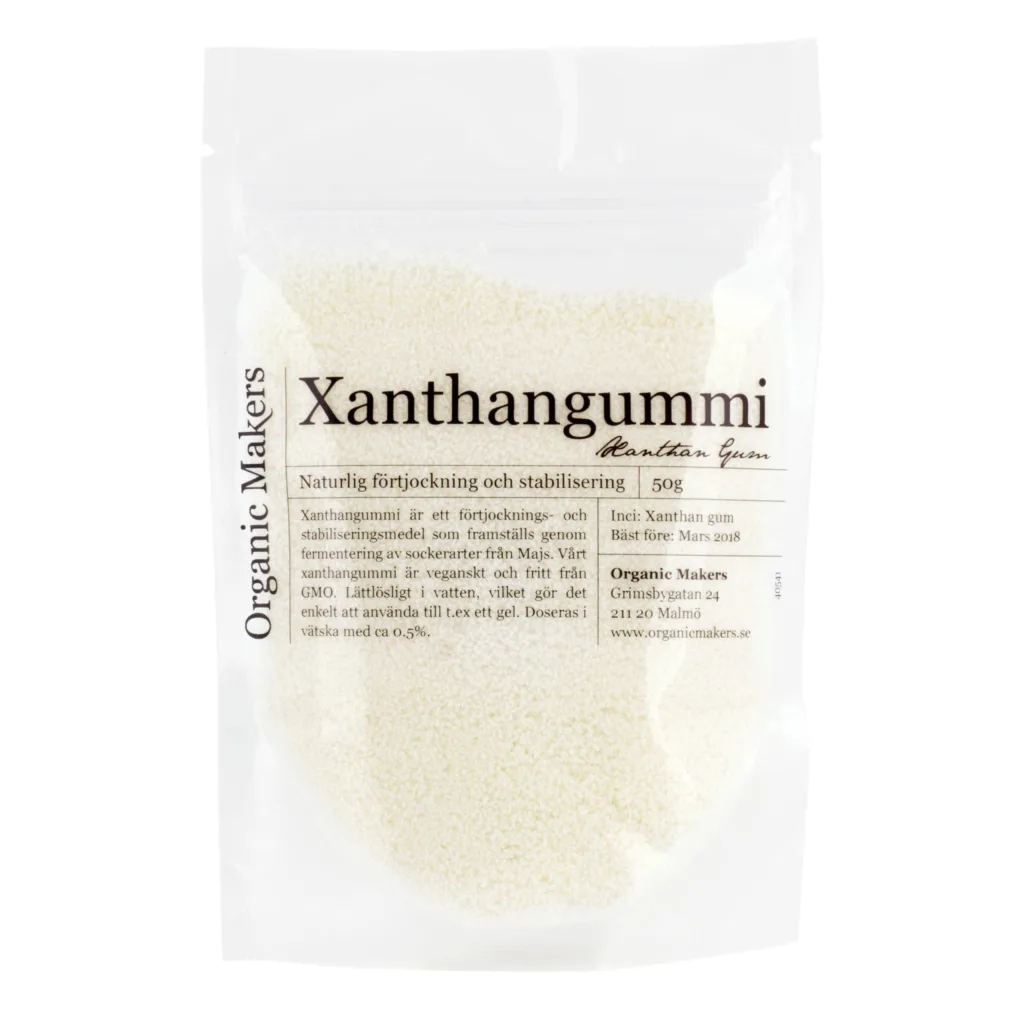 Xanthangummi för DIY hudvård