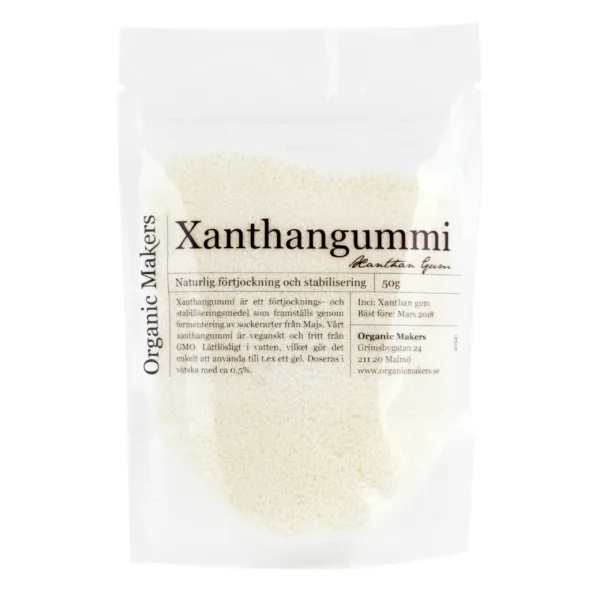 Xanthangummi för DIY hudvård