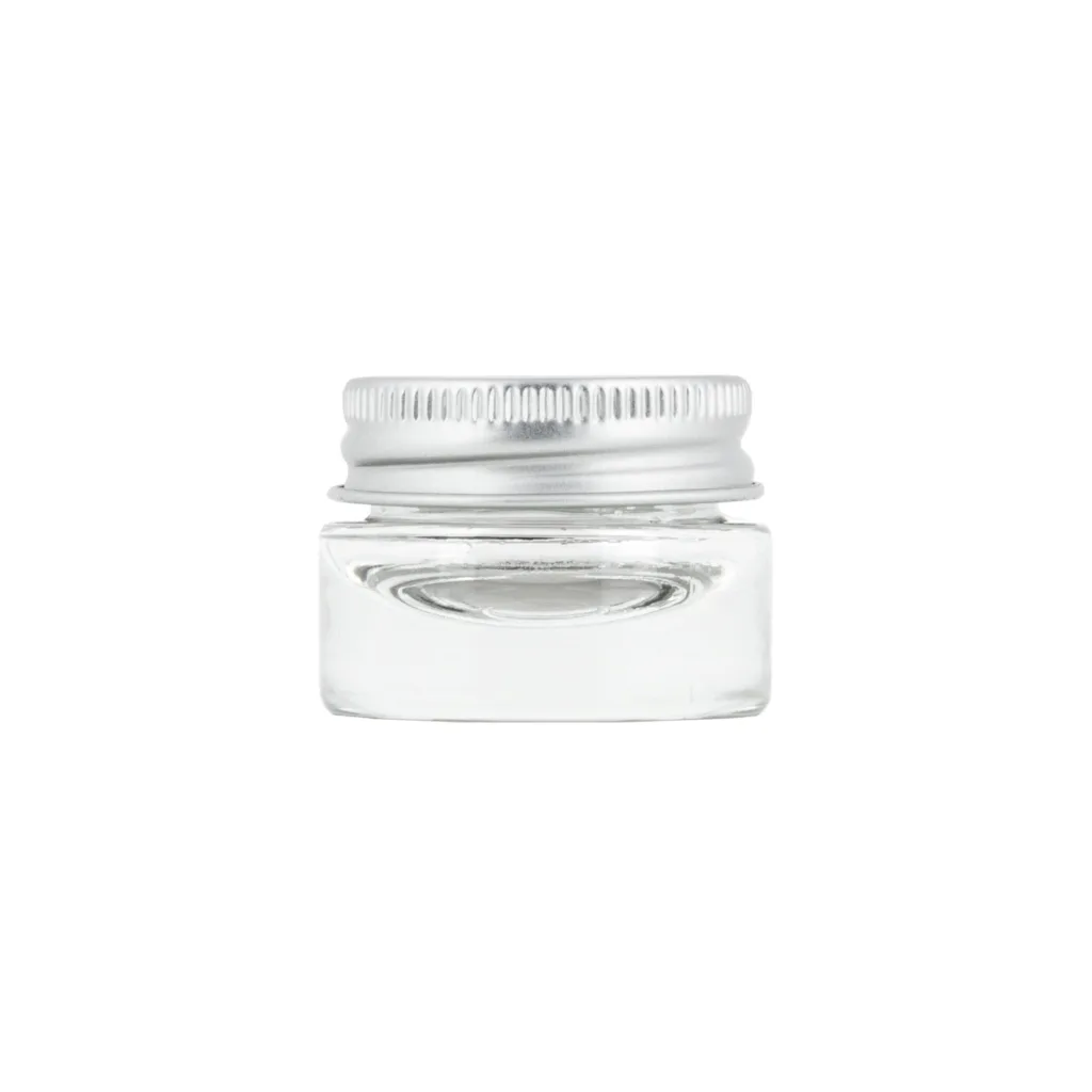 Glasburk 5 ml aluminiumlock