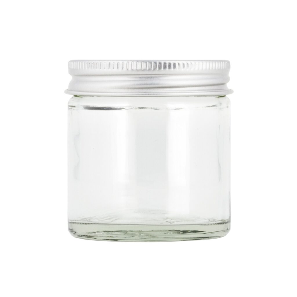 Glasburk 60 ml med lock