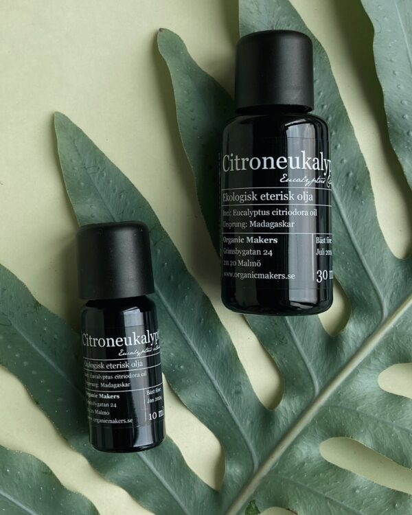 Citroneukalyptus eterisk olja Eko - till myggolja