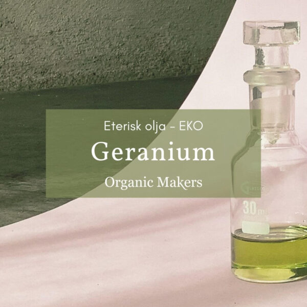 Ekologisk eterisk olja geranium i storpack