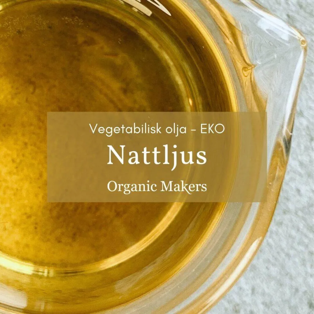 Kallpressad ekologisk nattljusolja i storpack/bulk