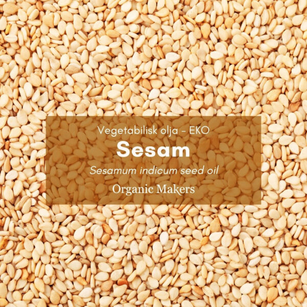 Sesamolja ekologisk kallpressad storpack för hudvårdstillverkare