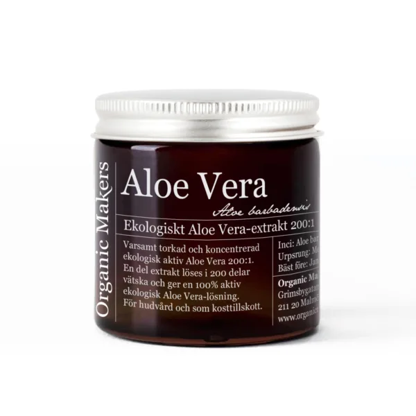 Ekologiskt Aloe Vera-extrakt - Organic Makers DIY Hudvård