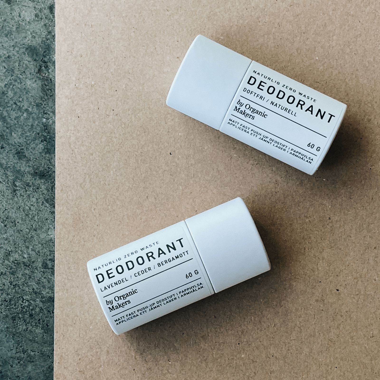 Naturlig deodorant i papphylsa 2 st
