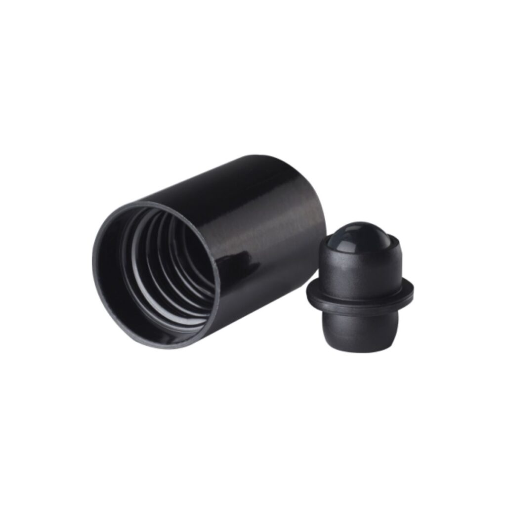Rollonkork glas/svart18 mm