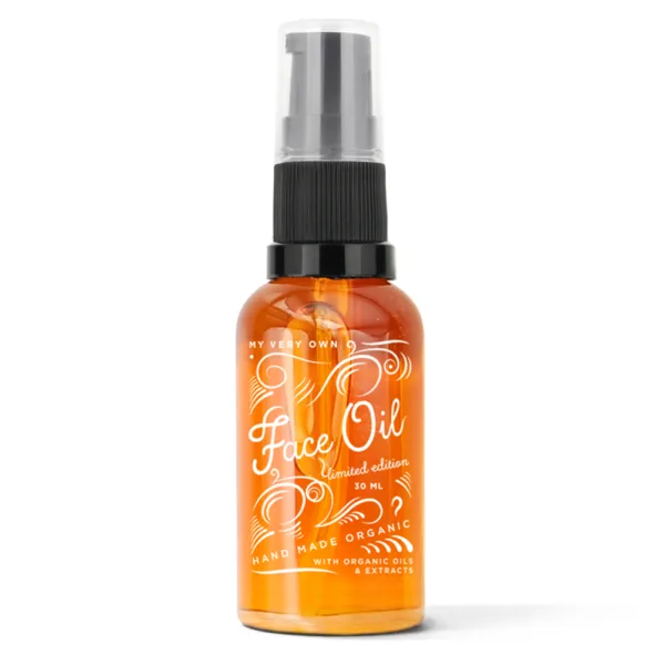 Glasflaska Face oil klar 30 ml