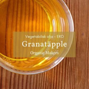 Ekologisk kallpressad granaatäppleolja i storpack/bulk