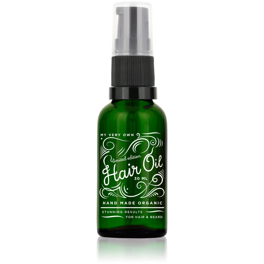 Diy hårolja - färdig glasflaska 30 ml