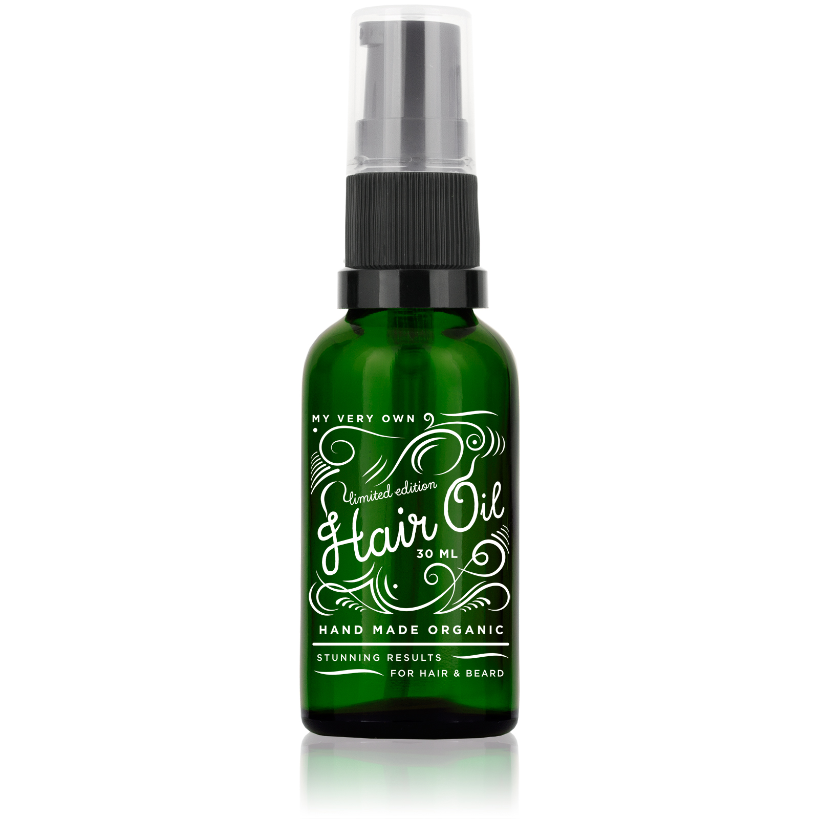 Diy hårolja - färdig glasflaska 30 ml