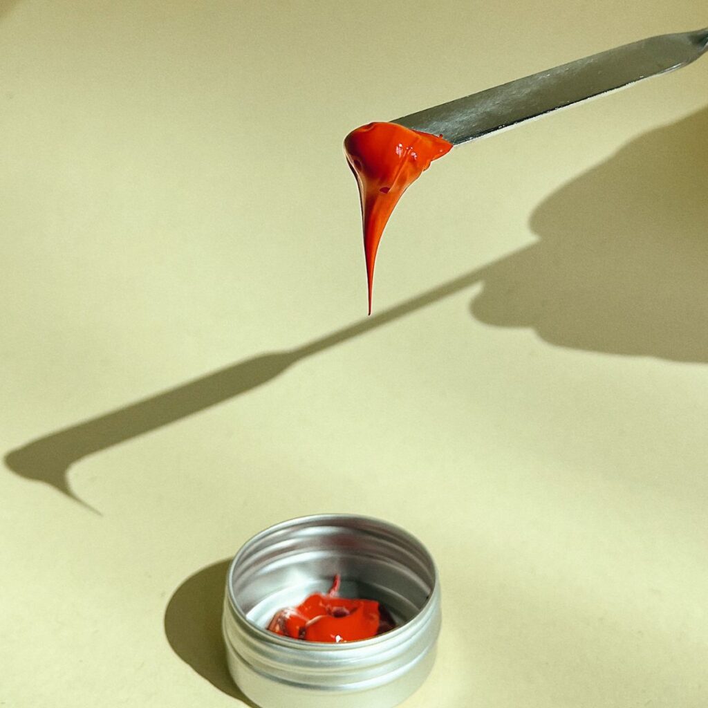 Red Lake 6 pigment för DIY makeup