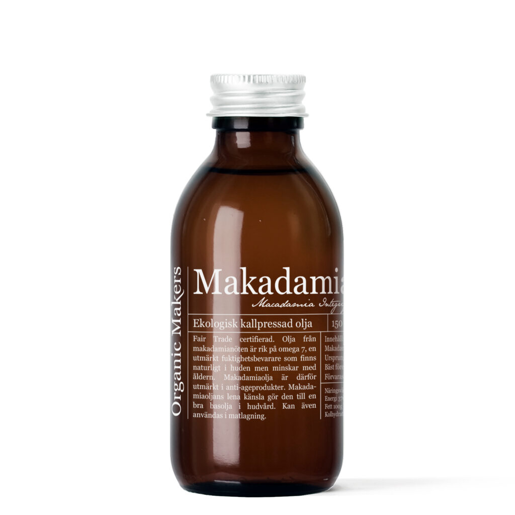 Makadamiaolja ekologisk