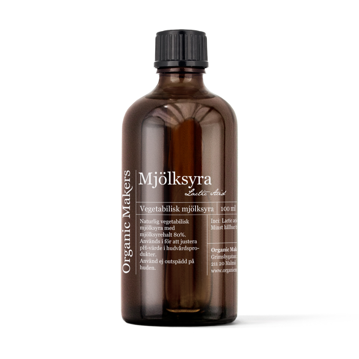 Mjölksyra 80% - ingrediens för hudvård m.m.