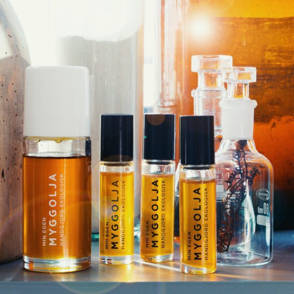 Etiketterade flaskor - Organic Makers