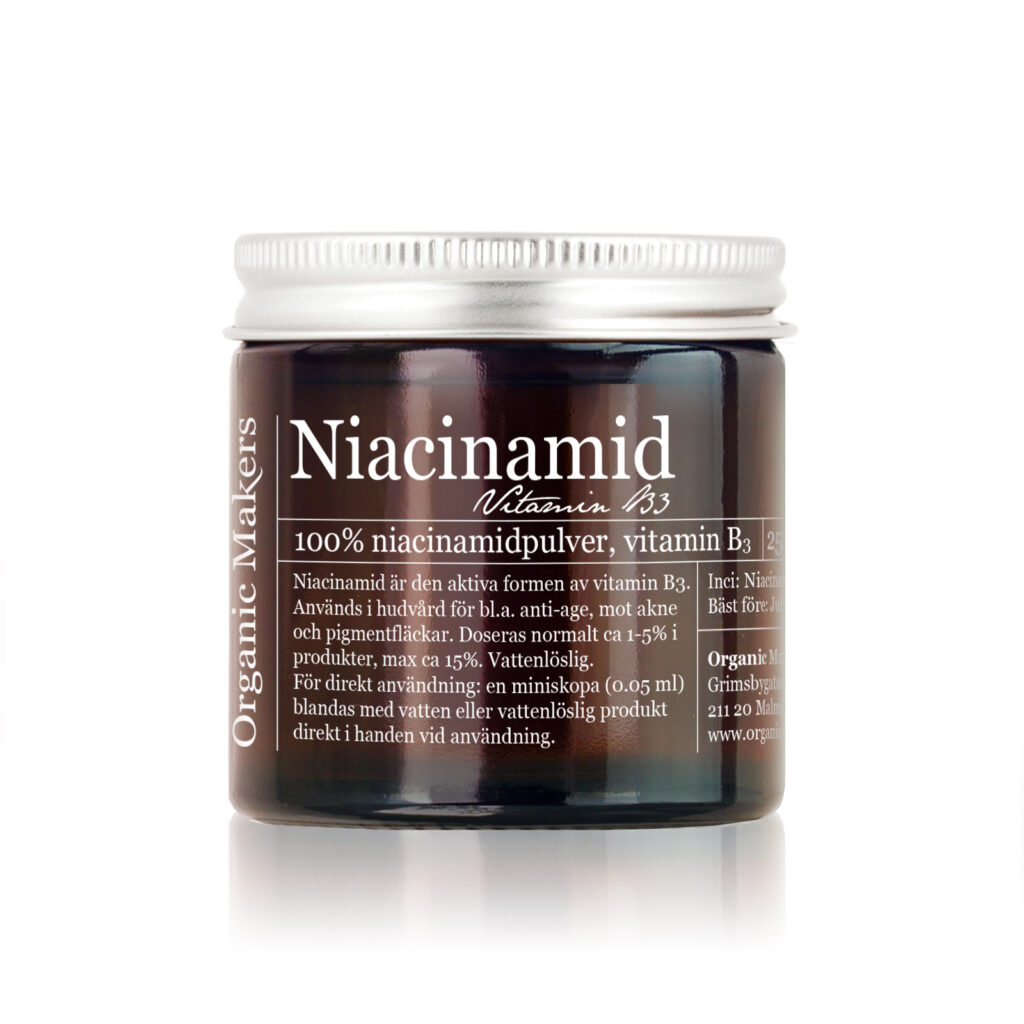 Niacinamid - niacinamide 100% rent pulver för DIY hudvård