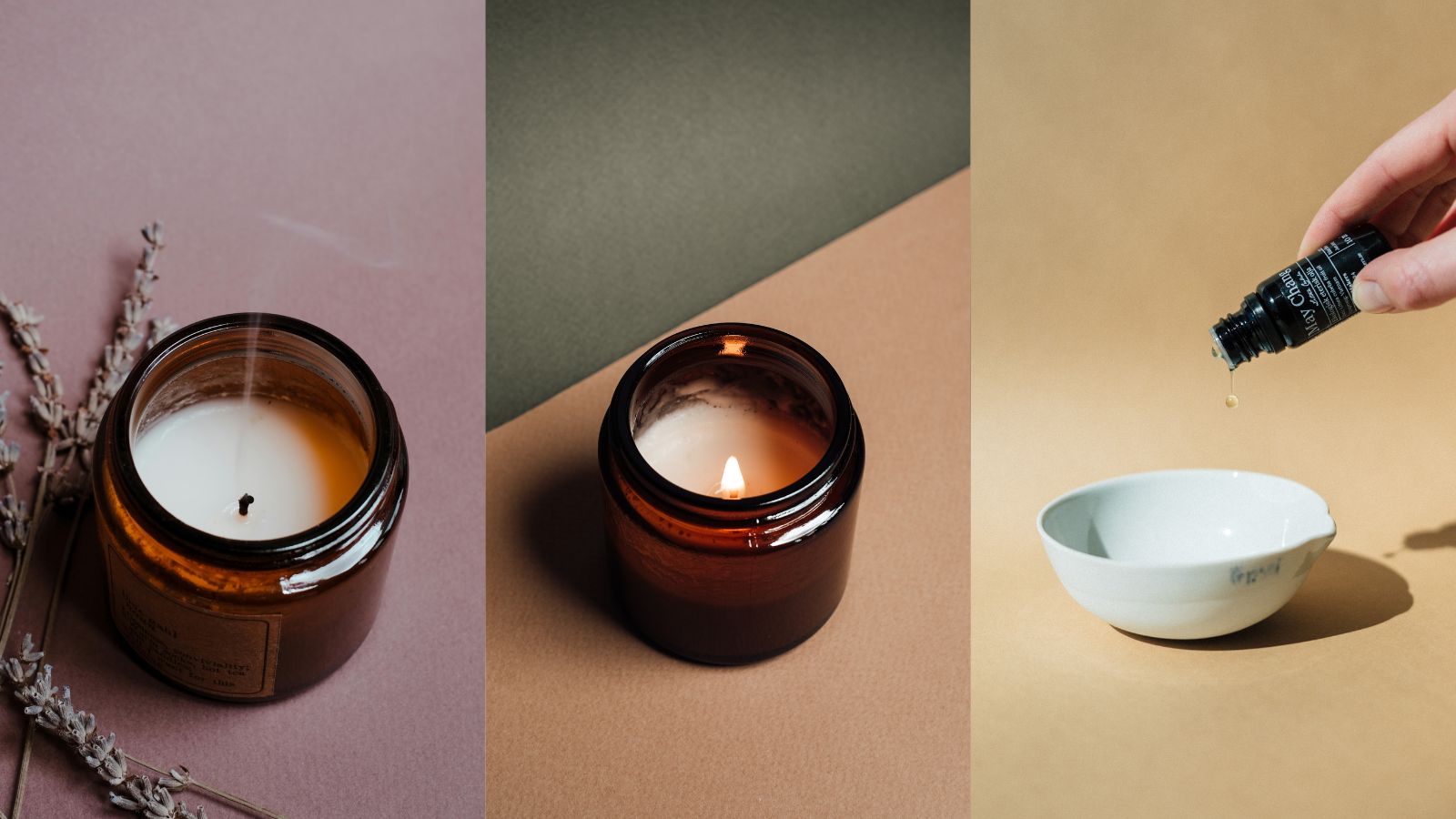 Gör egna doftljus med naturliga dofter ch växtvax.