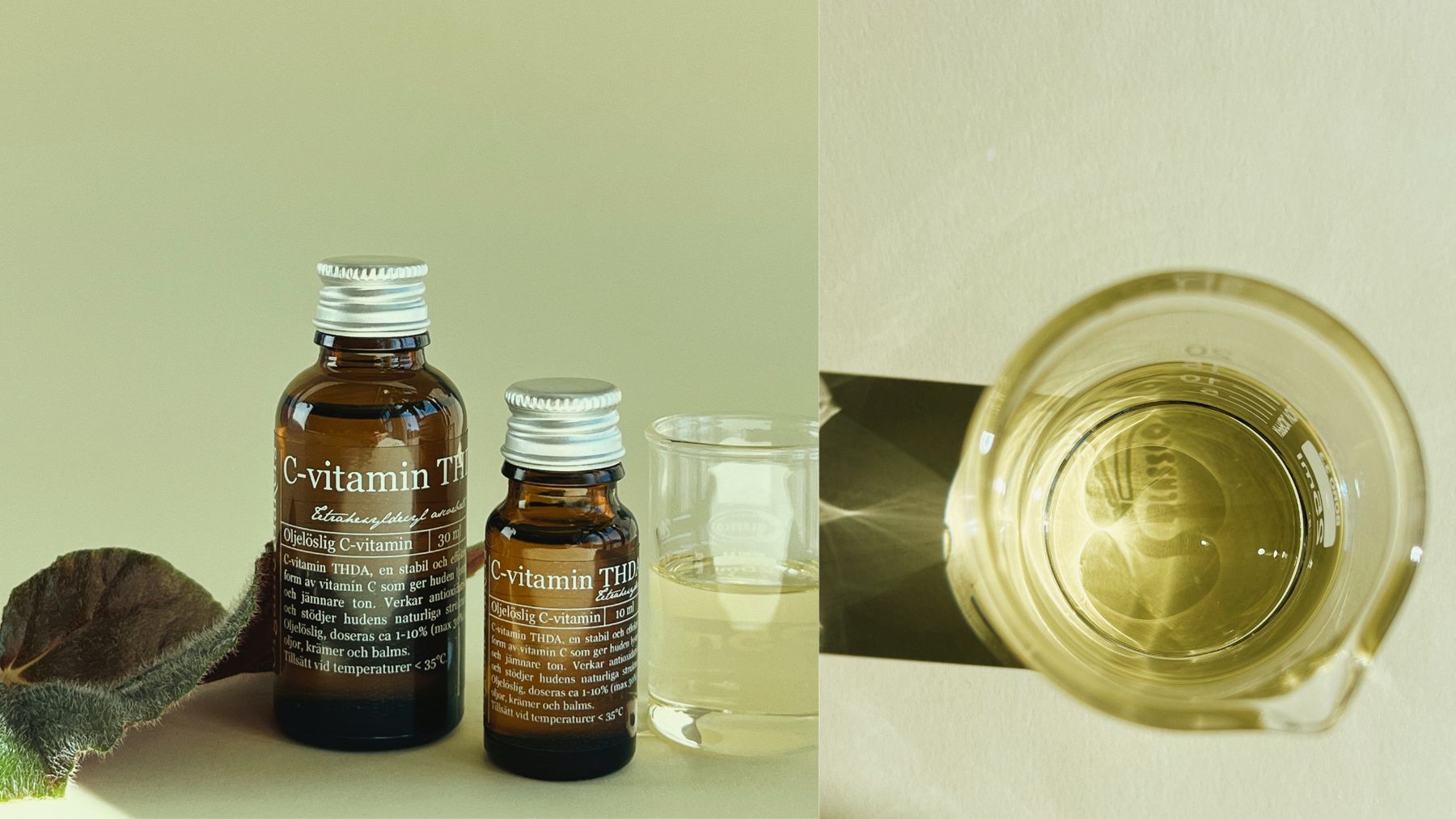 DIY c-vitaminserum med THDA från Organic Makers